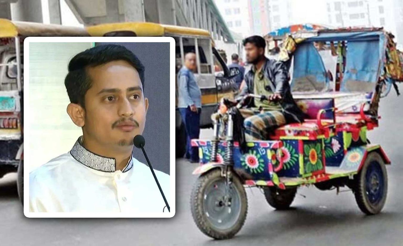 মহাসড়কগুলোতে প্যাডেল বা ব্যাটারি চালিত কোনো রিকশাই চলতে পারবে না – সারজিস