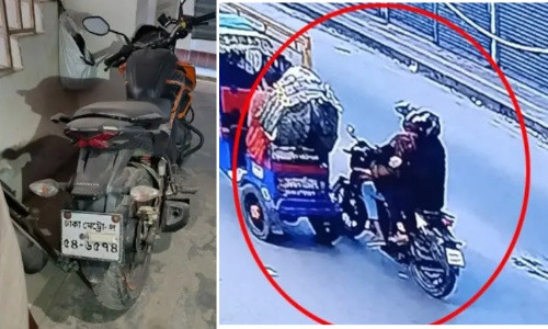 হাদির ওপর হামলায় ব্যবহৃত মোটরসাইকেল, হেলমেট ও ভুয়া নম্বর প্লেট উদ্ধার