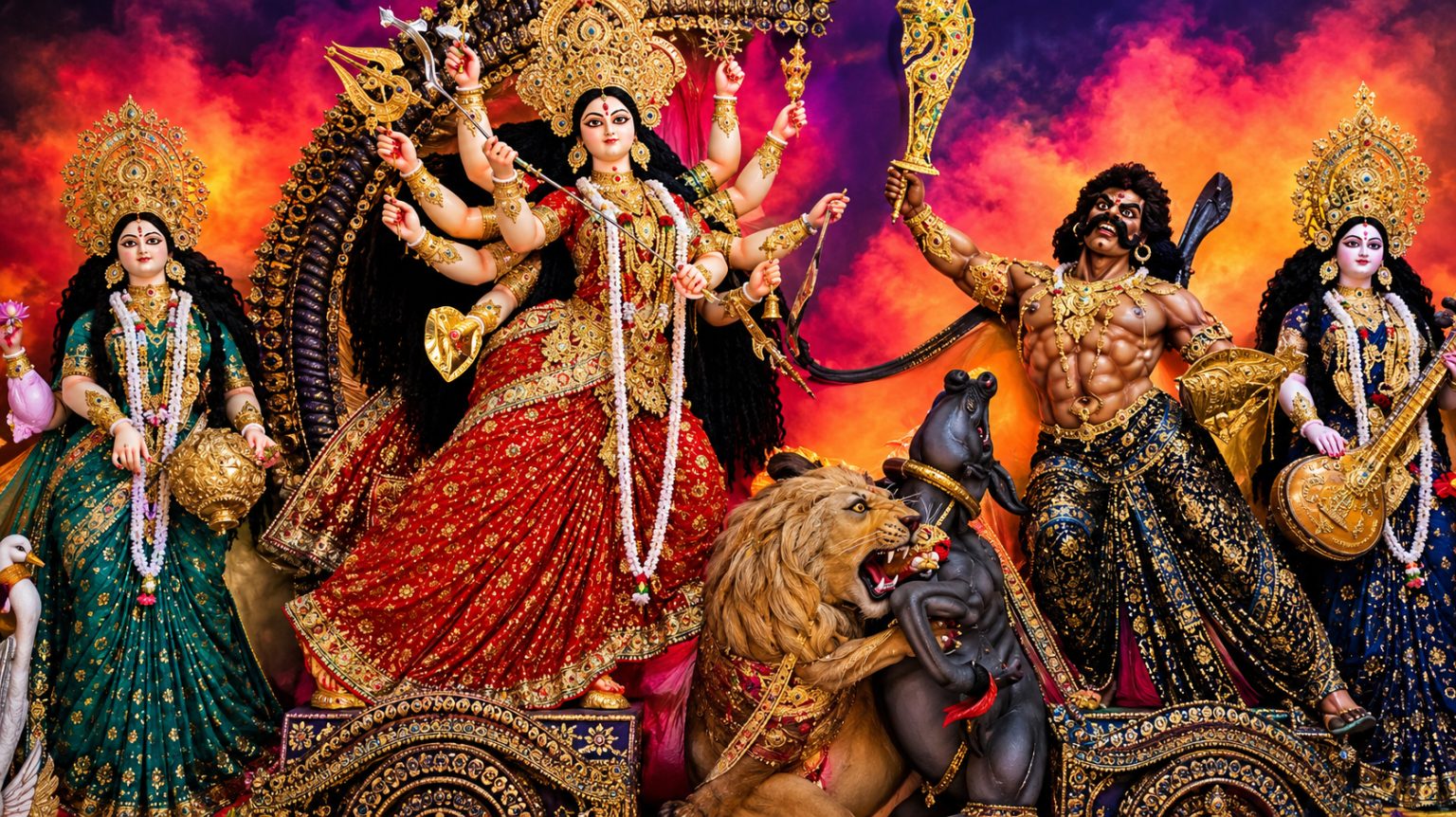 দেবীর বোধনে আজ শুরু দুর্গোৎসব, দেশজুড়ে ৩৩ হাজার ৮৫১ মণ্ডপে পূজা